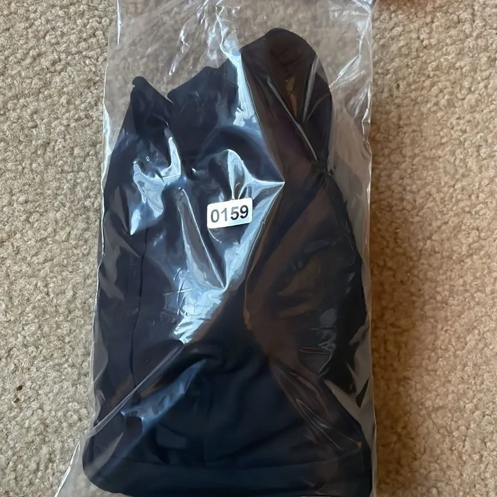 SEA LEVEL Frill Bra Top Black Size 4